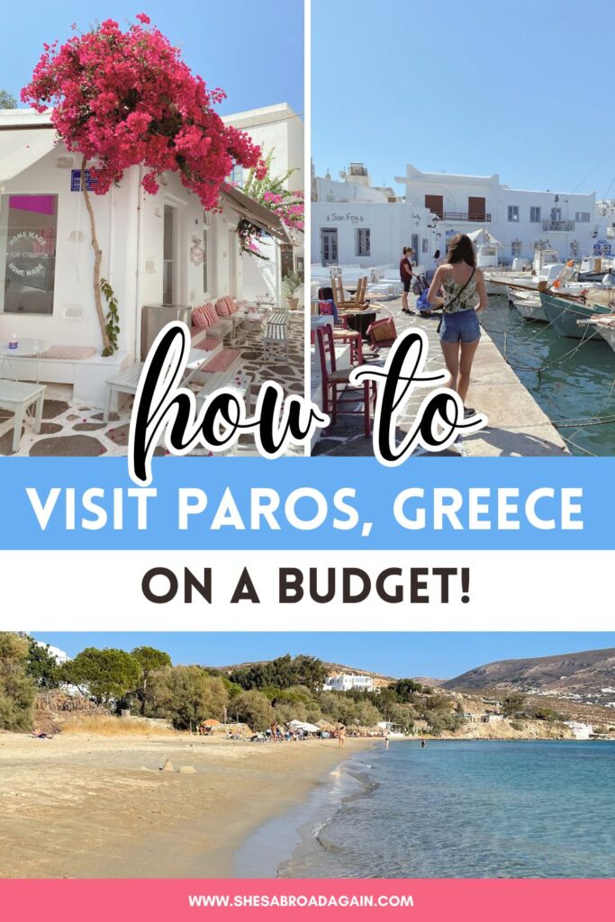 backpacking paros budget travel guide pinterest pin