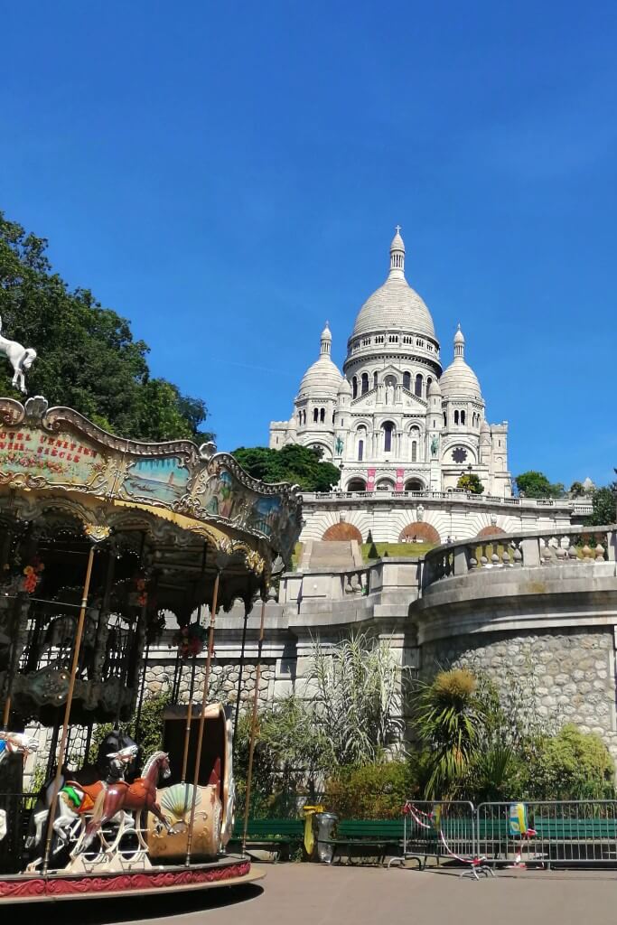 Montmartre church view 