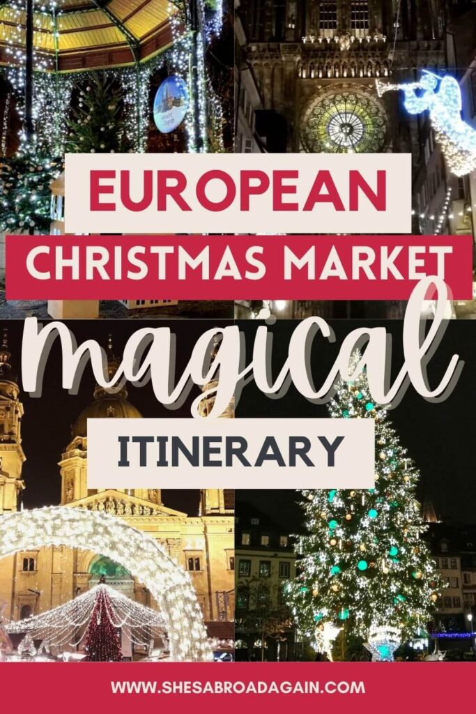 european christmas market magical itinerary pinterest