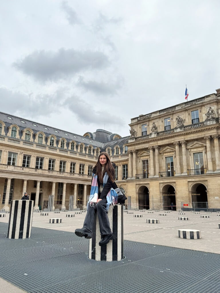 natali in paris in winter