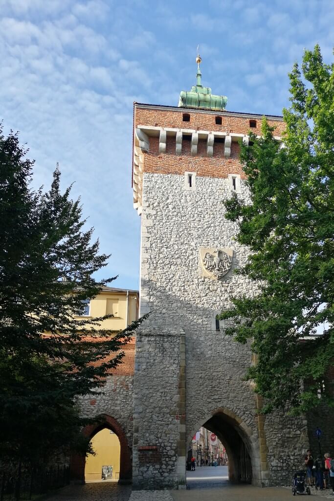 florian's gate in krakow