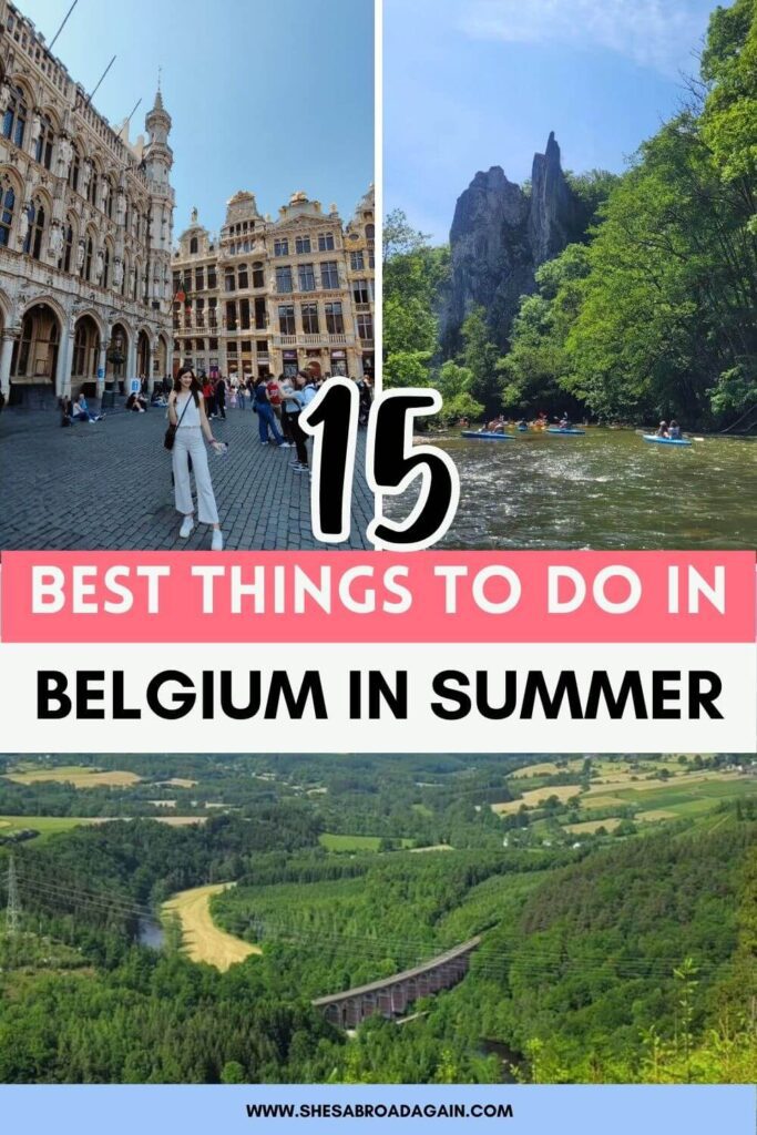 belgium in summer pinterest pin